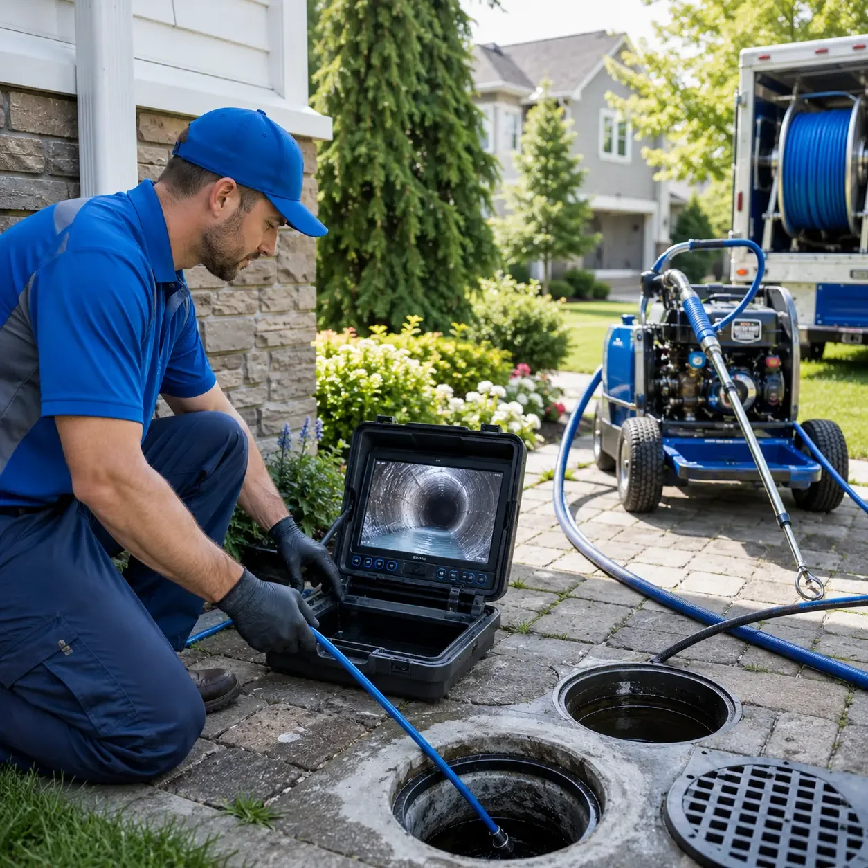 Outdoor drain cleaning professionals serving Trinity, AL